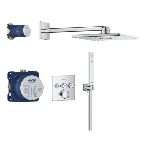 Grohe Grohtherm SmartControl Cube potinkinis termostatinis dušo komplektas 34875000