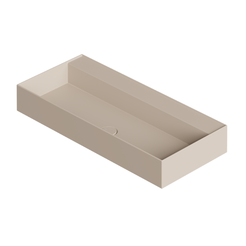 Praustuvas Alice Ceramica HIDE 100x45 Sabbia spalvos Praustuvas Alice Ceramica HIDE 100x45 Sabbia spalvos