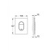Grohe Arena Cosmopolitan nuoleidimo mygtukas chromas