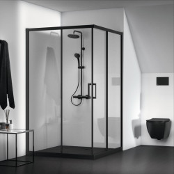 Ideal Standard CONNECT 2 dušo kabinos slankios durys 120x90 JUODI PROFILIAI Ideal Standard CONNECT 2 dušo kabinos slankios durys 120x90 JUODI PROFILIAI
