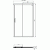 Ideal Standard CONNECT 2 dušo kabinos slankios durys 120x90 JUODI PROFILIAI
