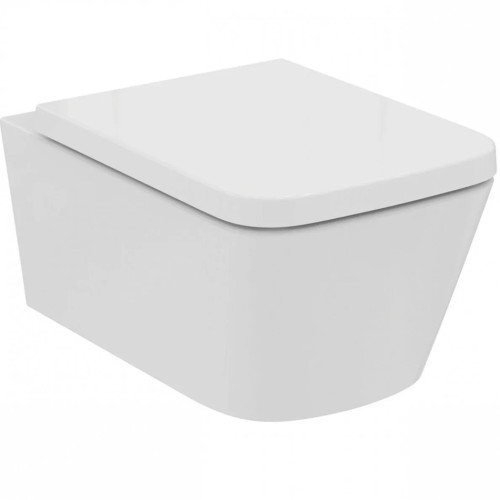 Pakabinamas klozetas Ideal Standard Blend Cube su softclose dangčiu baltas T520701 (iš ekspozicijos)