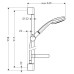 Dušo komplektas Hansgrohe Croma 100 Multi/ Unica C 90