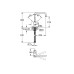 Maišytuvas plautuvei Grohe Minta, spalva Supersteel, 32488DC0 Maišytuvas plautuvei Grohe Minta, spalva Supersteel, 32488DC0