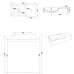 Praustuvas Alice Ceramica Spy 55x25 Praustuvas Alice Ceramica Spy 55x25
