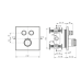 Ideal Standard Ceratherm Navigo potinkinis termostatinis maišytuvas dušui