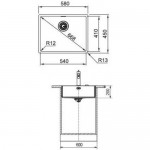 Franke Box BXX 110-54/ BXX 210-54 Nerūdijančio plieno plautuvė