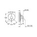 Grohe Essence potinkinis vonios maišytuvas, chromas 19285001