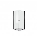 Dušo kabina CREYA LIGHT BLACK, 90 x 90 x 190 cm, kvadratinė