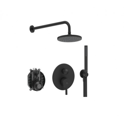 Ideal Standard Ceraline potinkinė dušo sistema juoda matinė