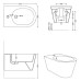 Pakabinama bidė Alice Ceramica Hide Square Pakabinama bidė Alice Ceramica Hide Square