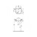Pakabinamas praustuvas Kerasan Flo 400x370 mm 500x400 mm 600x420 mm