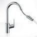 Hansgrohe Focus 240 virtuvinis maišytuvas su ištraukiamu žarna 31815000