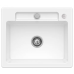 Keraminė virtuvės plautuvė Villeroy & Boch Siluet 60 S, 600x510 mm, su CeramicPlus danga (pasirenkama spalva ir ventilis)