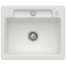 Keraminė virtuvės plautuvė Villeroy & Boch Siluet 60 S, 600x510 mm, su CeramicPlus danga (pasirenkama spalva ir ventilis)