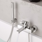 Grohe Lineare New vonios maišytuvas, su dušo komplektu, chromas 33850001-voniosguru.lt