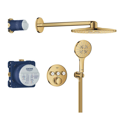 Termostatinė dušo sistema Grohe SmartControl 310 aukso