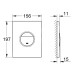 Grohe Nova Cosmo nuleidimo mygtukas, vertikalus, chromas 38765000