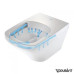 Potinkinio rėmo Grohe ir pakabinamo klozeto Duravit Durastyle Rimless komplektas 