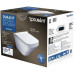 Potinkinio rėmo Grohe ir pakabinamo klozeto Duravit Durastyle Rimless komplektas 