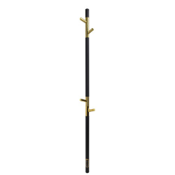 Elektrinis rankšluosčių džiovintuvas Domoletti PREMIUM, aukso/juoda, 60 mm x 1400 mm 
