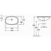 Villeroy&Boch po stalviršiu montuojamas praustuvas 530x320 O.Novo 41625001