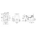 Villeroy & Boch Finion pakabinama bide, 375 x 560 mm su "Ceramic Plus" danga
