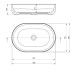 Pastatomas praustuvas Round  580x380 mm