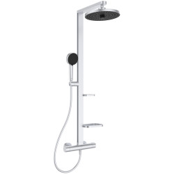 Dušo komplektas su termostatiniu maišytuvu Ideal Standard Alu+ Silver Matt, sidabro