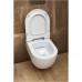 Potinkinio WC rėmo Geberit 4in1 ir pakabinamo klozeto Alice Ceramica Unica Rimless su plonu lėtaeigiu dangčiu komplektas