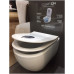 Potinkinio WC rėmo Geberit 4in1 ir pakabinamo klozeto Opoczno Urban Harmony su plonu lėtaeigiu dangčiu komplektas Potinkinio WC rėmo Geberit 4in1 ir pakabinamo klozeto Opoczno Urban Harmony su plonu lėtaeigiu dangčiu komplektas