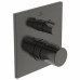 Ideal Standard Ceratherm 100 kvadratinė potinkinė termostatinė dušo sistema su 200mm lietaus galva, matinė juoda Ideal Standard Ceratherm 100 kvadratinė potinkinė termostatinė dušo sistema su 200mm lietaus galva, matinė juoda