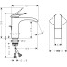 Hansgrohe maišytuvas praustuvui Vivenis 110, 75022000