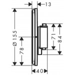 Potinkinis maišytuvas Hansgrohe  ShowerSelect Comfort S  15556000