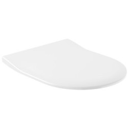 Klozeto dangtis VILLEROY & BOCH SUBWAY SLIM, plonas, lėtai nusileidžiantis, 9M65S101
