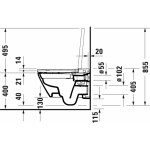 Pakabinamas Duravit unitazas Sensowash D-NEO Compact