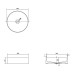 Pastatomas praustuvas Galassia Smart B 38