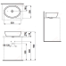 Laufen Pro pastatomas ant stalviršio praustuvas 520x390 mm 812964 Laufen Pro pastatomas ant stalviršio praustuvas 520x390 mm 812964