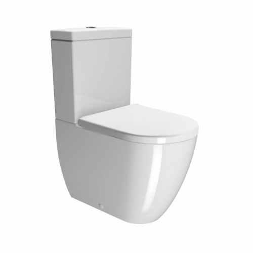 Pastatomas unitazas PURA GSI Swirlflush® su Soft Close dangčiu