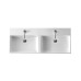 Pakabinamas dvigubas praustuvas Galassia MEG11 PRO 121x46 Pakabinamas dvigubas praustuvas Galassia MEG11 PRO 121x46