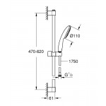 Dušo stovas Grohe, Tempesta 110, 60 cm