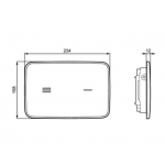 Ideal Standard Altes bekontaktis keramikinis nuleidimo klavišas Ideal Standard Altes bekontaktis keramikinis nuleidimo klavišas