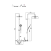 Alpi Sport Plus termostatinė dušo sistema SPL96RM2151 Alpi Sport Plus termostatinė dušo sistema SPL96RM2151