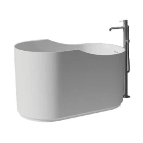 Baltos blizgios spalvos vonia Alice Delva 139 x 74 cm Baltos blizgios spalvos vonia Alice Delva 139 x 74 cm