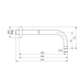 Ideal Standard Idealrain sieninė alkūnė dušo galvai 400 mm