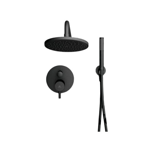 Juoda potinkinė dušo sistema Ideal Standard Ceratherm 100 Juoda potinkinė dušo sistema Ideal Standard Ceratherm 100