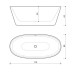 Balteco Nido lieto akmens vonia 1690x790x630mm