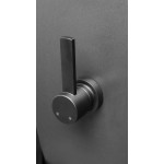 Pakabinamas klozetas pakabinamas Peonia Rimless su bidė funkcija juodas matinis