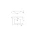 Deante Floks baldinis praustuvas su Clean danga 600x450 mm