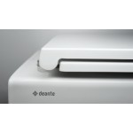 Tece potinkinis rėmas su juodu TeceNow vandens nuleidimo mygtuku ir  Jasmin  klozetas su sukūrinė vandens nuleidimo sistema ir lėtaegiu dangčiu